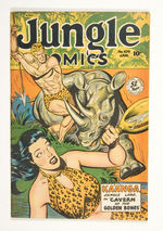 JUNGLE COMICS #109 JANUARY 1949  FICTION HOUSE MAGAZINES.