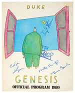 “GENESIS” BAND-SIGNED 1980 PROGRAM.