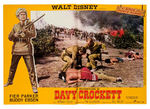 "DAVY CROCKETT" EXCEPTIONALLY LARGE  LOBBY CARD SET FOR ITALIAN RE-RELEASE.