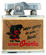 BALTIMORE ORIOLES "THE HOME TEAM" AUTOGRAPHED BOOK/KENT CIGARETTES CUSTOMIZED LIGHTER.