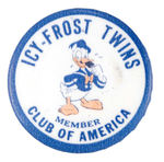 DONALD DUCK U.S.A. VERSION OF RARE PREMIUM CLUB BUTTON CIRCA 1950.