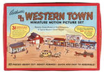 ROY ROGERS & TRIGGER/HOPPY & TOPPER "WESTERN TOWN MINATURE MOTION PICTURE" PUNCH-OUT PLAYSET.