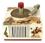 ROY ROGERS AND TRIGGER RCA VICTOR RECORD PLAYER.