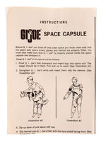 "GI JOE ACTION PILOT OFFICIAL SPACE CAPSULE AND AUTHENTIC SPACE SUIT" BOXED SET.