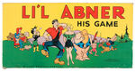 "LI'L ABNER HIS GAME" COMPLETE BOXED GAME.