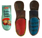 BUSTER BROWN SHOES 3 CLICKERS INCLUDING 2 FIGURALS.