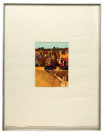 PETER BLAKE ALICE THROUGH THE LOOKING GLASS SIGNED ARTIST PROOF PRINT.