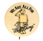 EARLY CONSTRUCTION TRADEMARK SHOWING ROBOT-LIKE CHARACTER “BILL DING.”