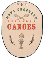 “DAVY CROCKETT EXPLORER CANOES” DISNEY PARK SIGN.