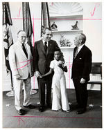 NIXON IN OVAL OFFICE 1973 PHOTOS AND ONE SIGNED C. 4/26/77.
