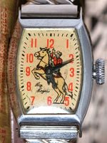 “ROY ROGERS EXPANSION BAND WRIST WATCH” BOXED.