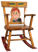 “HOWDY DOODY” MUSICAL CHILD’S ROCKING CHAIR.