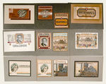 EXTENSIVE FOREIGN CIGAR BOX LABEL LOT.