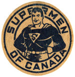 SUPERMAN “SUPERMEN OF CANADA” RARE LARGE PATCH.