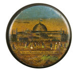 "FOR THE WORLD'S FAIR OF NEW YORK 1853" LACQUERED SNUFF BOX.
