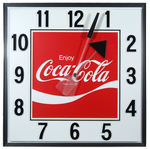 “ENJOY COCA-COLA” HUGE DISPLAY CLOCK.