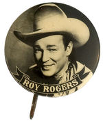 “ROY ROGERS” ENGLISH REAL PHOTO EARLY BUTTON.
