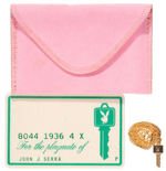 "PLAYBOY CLUB" MEMBER'S WIFE/GIRLFRIEND SPECIAL KEY CARD/NECKLACE/PENNANT.