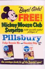 "MICKEY MOUSE CLUB SURPRISE/PILLSBURY" STORE SIGN.