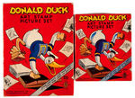 "DONALD DUCK ART STAMP PICTURE SET" IN TWO SIZES.