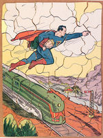 “SUPERMAN SIX PICTURE PUZZLES” RARE BOXED SET.