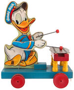 "DONALD DUCK" XYLOPHONE LARGE FISHER-PRICE PULL TOY.
