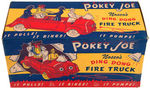 "POKEY JOE/NOSCO'S DING DONG FIRE TRUCK" BOXED PULL TOY.
