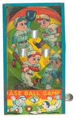 "BASE BALL GAME" SMALL BAGATELLE FROM JAPAN EARLY 1950's.