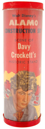 "WALT DISNEY'S ALAMO CONSTRUCTION SET/SCENE OF DAVY CROCKETT'S HISTORIC STAND."