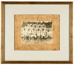 INDIANAPOLIS ABC’S/ROYAL POINCIANA 1916 NEGRO LEAGUE TEAM FRAMED PHOTO.