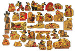 EXTENSIVE COLLECTION OF MICKEY MOUSE POST TOASTIES BOX BACKS & CUT-OUTS.