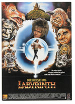 "LABYRINTH" FILM-USED WEAPON PROP & POSTERS LOT.