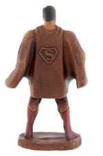 SUPERMAN SCARCE BROWN & RED PROMOTIONAL FIGURE.