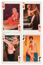 "GAIETY BRAND 54 MODELS" COMPLETE BOXED TOPLESS PIN-UP CARD DECK.