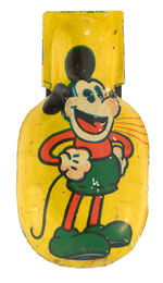 MICKEY MOUSE LARGE LITHO TIN 1930's CLICKER.
