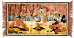MICKEY MOUSE, DONALD DUCK AND PLUTO RUG.