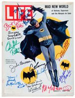 BATMAN CAST-SIGNED "LIFE" MAGAZINE ISSUE.