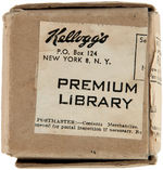 “SUPERMAN CRUSADER” KELLOGG’S PEP 1946 PREMIUM RING WITH RARE MAILER AND IN-HOUSE LABEL.