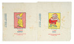 SNOW WHITE AND THE SEVEN DWARFS PRODUCT WRAPPER SET.