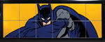 BATMAN CERAMIC TILE TABLE ONE-OF-A-KIND ARTIST PROOF BY BRENDA WHITE AND JESSE RHODES.