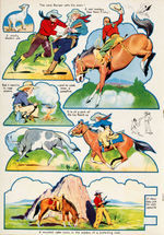 RARE "THE LONE RANGER AND HIS HORSE SILVER" 1940 WHITMAN PUNCH-OUT BOOK.