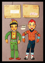 HOWDY DOODY/PRINCESS DANCING PUPPET PREMIUMS WITH ENVELOPES.