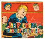 "JOE PALOOKA TRANSFER PICTURES" WITH DISPLAY BOX.