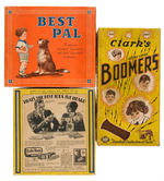 "BABY RUTH/BEST PAL/CLARKS BOOMERS" CANDY BOX LOT.