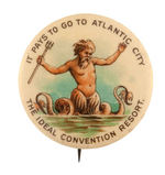 KING NEPTUNE ATLANTIC PROMOTIONAL CIRCA 1900 FROM CPB AND ONE OF TWO DESIGNS.