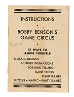 BOBBY BENSON GROUP OF THREE SCARCE PREMIUMS.