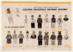 COLLEGEVILLE HALLOWEEN COSTUME CATALOG ORIGINAL PRODUCTION ART LOT.