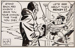 J.W. MCGUIRE “ THE RED KNIGHT” 1941 DAILY COMIC STRIP ORIGINAL ART.