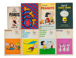 “PEANUTS” LOT OF 33 BOOKS INCLUDING EIGHT FIRST EDITIONS.