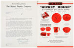 "MICKEY MOUSE HEMCO-LINE" RETAILERS CATALOG/PAPERWORK.